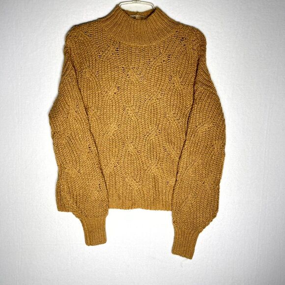 NWT AE American Eagle Knit Sweater Burnt Orange Ladies Size XS - Picture 1 of 9